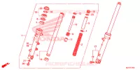 FOURCHE pour Honda CTX 700 ABS de 2014