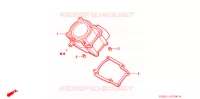 CYLINDRE pour Honda FS 125 SONIC C de 2004