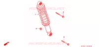 AMORTISSEUR ARRIERE pour Honda FS 125 SONIC MC de 2002
