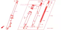 FOURCHE pour Honda FS 125 SONIC MC de 2003