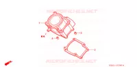 CYLINDRE pour Honda FS 125 SONIC MC de 2005