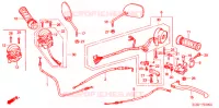 LEVIER DE GUIDON   CABLE   COMMODO pour Honda FS 125 SONIC MC de 2005