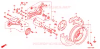 ROUE ARRIERE pour Honda SILVER WING 600 de 2011