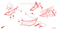 COUVERCLES LATERAUX pour Honda F6B 1800 BAGGER de 2013