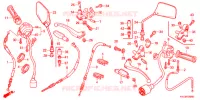 LEVIER DE GUIDON   CABLE   COMMODO pour Honda STORM 125 DISCO DELANTERO de 2011