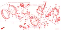 PHARE (2) pour Honda STORM 125 DISCO DELANTERO de 2011
