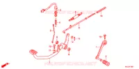 PEDALE (GLH125SH) pour Honda STORM 125 DISCO DELANTERO de 2012