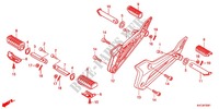 REPOSE PIED (GLH125SH) pour Honda STORM 125 DISCO DELANTERO de 2012