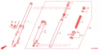 FOURCHE pour Honda STORM 125 DISCO DELANTERO 4AG de 2012