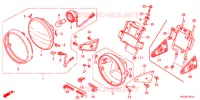 PHARE (2) pour Honda STORM 125 DISCO DELANTERO 4AG de 2012