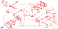 CLIGNOTANT pour Honda STORM 125 DISCO DELANTERO de 2013