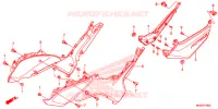COUVERCLES LATERAUX pour Honda NC 700 35KW de 2013