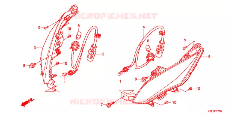 CLIGNOTANT AVANT Honda SCOOTER 110 VISION 2015  NSC110MPDE