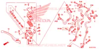 MAITRE CYLINDRE DE FREIN AVANT pour Honda INTEGRA 700 MATT BLACK de 2013