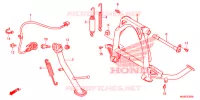 BEQUILLE pour Honda NC 700 INTEGRA MATT BLACK de 2013
