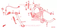 BEQUILLE pour Honda INTEGRA 700 de 2013