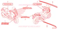 AUTOCOLLANTS pour Honda INTEGRA 700 WHITE de 2013
