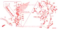 MAITRE CYLINDRE DE FREIN AVANT pour Honda INTEGRA 700 WHITE de 2013