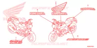 AUTOCOLLANTS pour Honda NC 700 ABS 35KW de 2013
