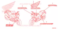 AUTOCOLLANTS pour Honda NC 700 ABS de 2013