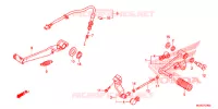 PEDALE pour Honda NC 700 ABS de 2013