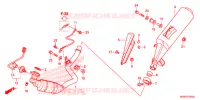 SILENCIEUX D'ECHAPPEMENT pour Honda NC 700 ABS de 2013