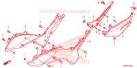 COUVERCLES LATERAUX pour Honda NC 700 ABS de 2013