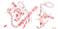 COMMODO   LEVIER   CABLE (NC700SD) pour Honda NC 700 ABS DCT 35KW de 2013
