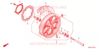 ROUE AVANT pour Honda NC 700 ABS DCT 35KW de 2013