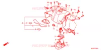 CACHE CENTRAL pour Honda NC 700 X ABS DCT de 2013