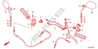 LEVIER DE GUIDON   CABLE   COMMODO pour Honda DIO 110 de 2012