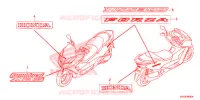 AUTOCOLLANTS pour Honda FORZA 300 de 2013
