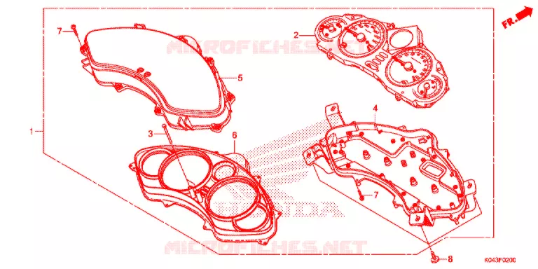 COMPTEUR  Honda SCOOTER 300 FORZA 2016  NSS300D