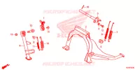 BEQUILLE pour Honda FORZA 300 de 2013