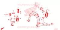 BEQUILLE pour Honda FORZA 300 de 2013