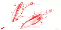 CLIGNOTANT AVANT pour Honda FORZA 300 de 2013