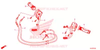 COMMODO   LEVIER   CABLE pour Honda FORZA 300 de 2013