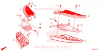 REPOSE PIED pour Honda FORZA 300 de 2013