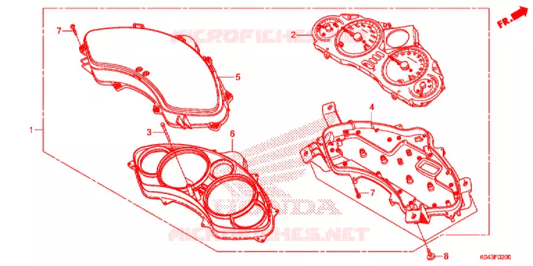 COMPTEUR  Honda SCOOTER 300 FORZA 2014  NSS300AD