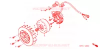 ALTERNATEUR (SC1255,6,8) pour Honda SC 125 de 2006