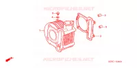 CYLINDRE (SC1255,6,8) pour Honda SC 125 de 2006