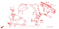 GUIDON   CARENAGE (1) pour Honda SC 125 de 2006