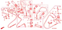LEVIER DE GUIDON   CABLE   COMMODO (1) pour Honda SC 125 de 2006