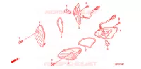 CLIGNOTANT AVANT (SC1258) pour Honda SC 125 de 2008