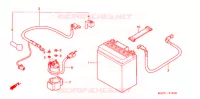 BATTERIE (SC1255,6,8) pour Honda SC 125 de 2007