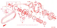 EMBRAYAGE pour Honda SC 125 de 2007