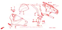 GUIDON   CARENAGE (1) pour Honda SC 125 de 2007