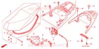 SELLE (SC1255,6,8) pour Honda SC 125 de 2007