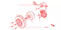ALTERNATEUR pour Honda ELITE 125 de 2007