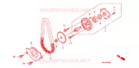 POMPE A HUILE pour Honda ELITE 125 de 2007